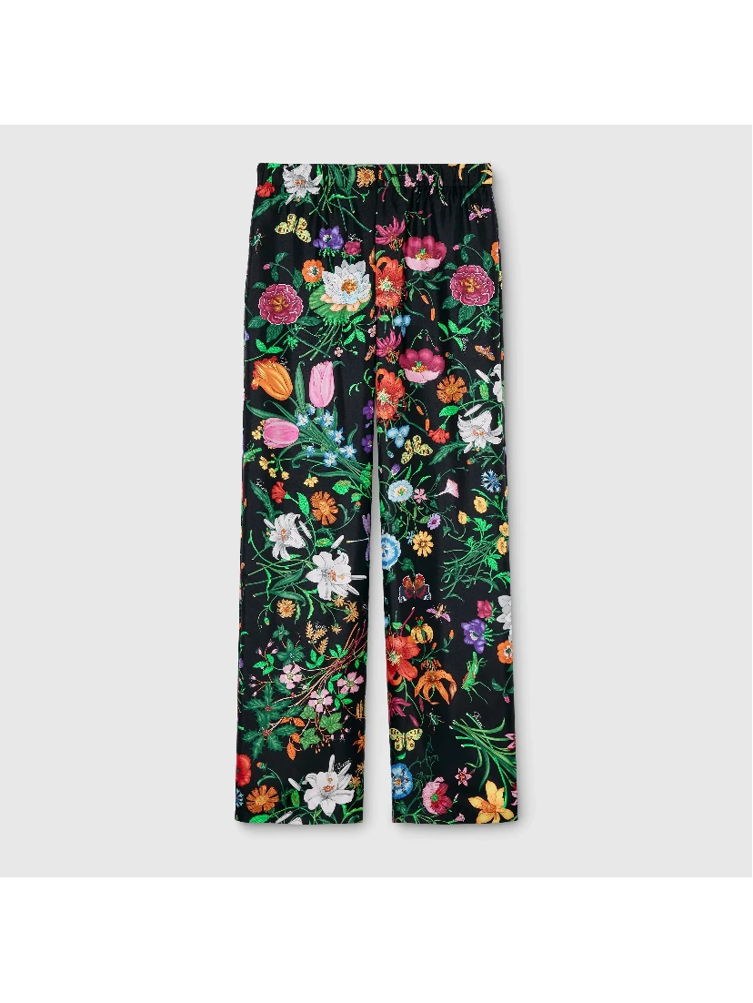 Silk pants
