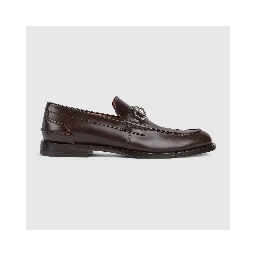 Leather loafers with Horsebit