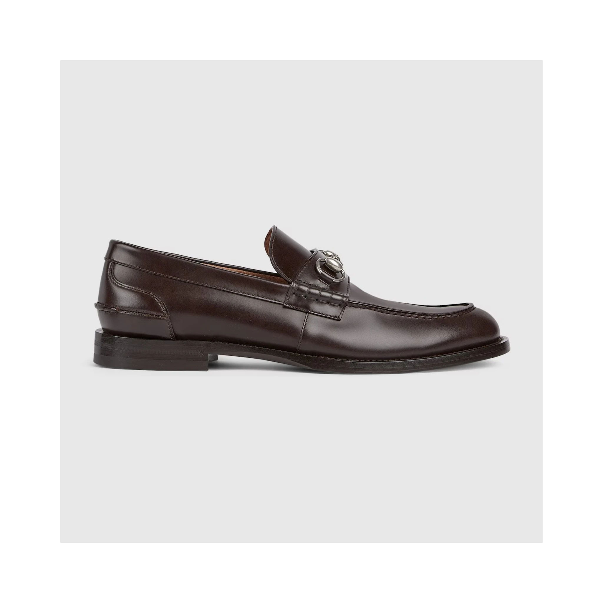 Leather loafers with Horsebit