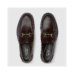 Leather loafers with Horsebit