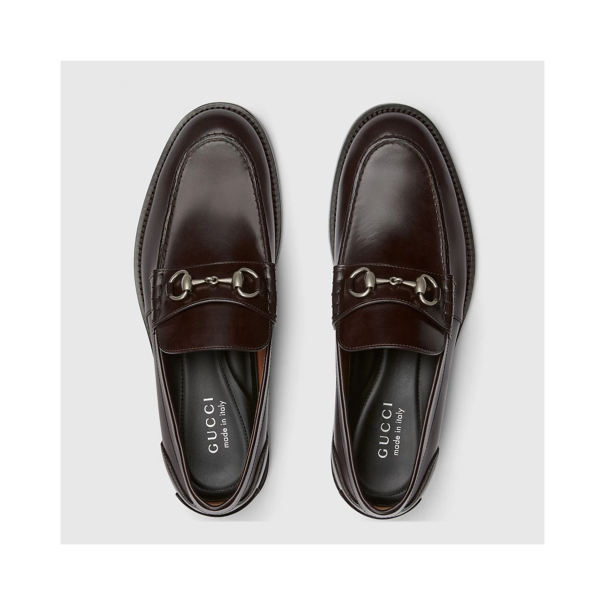 Leather loafers with Horsebit