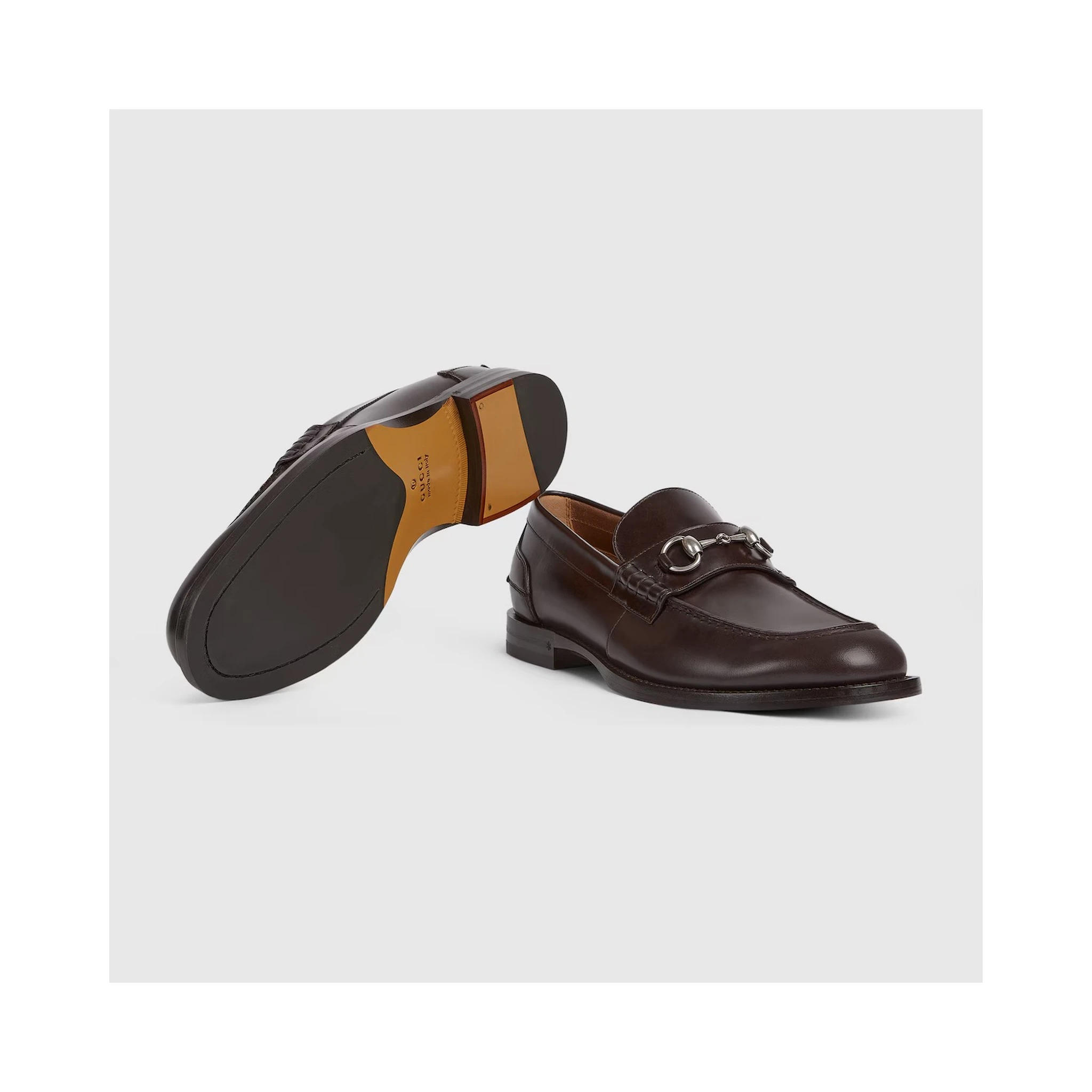 Leather loafers with Horsebit