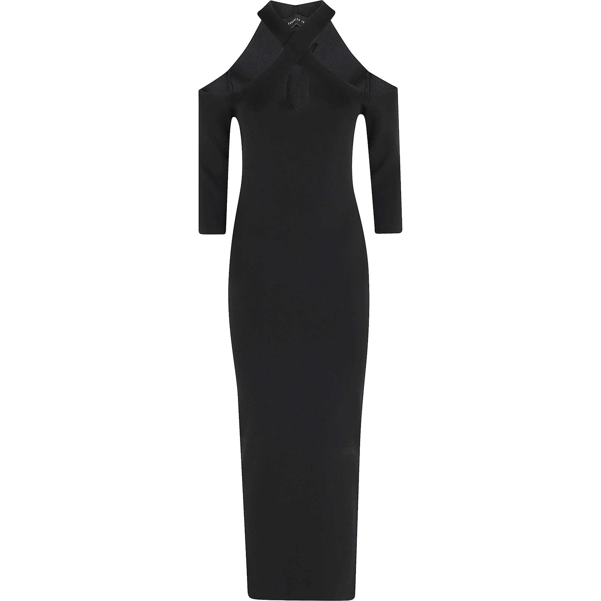 ABITO LUNGO SCOLLO INCROCIATO