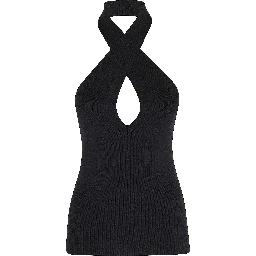 TOP SCOLLO INCROCIATO