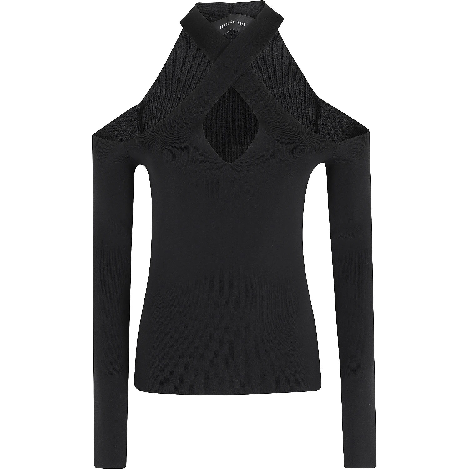 MAGLIA SCOLLO INCROCIATO