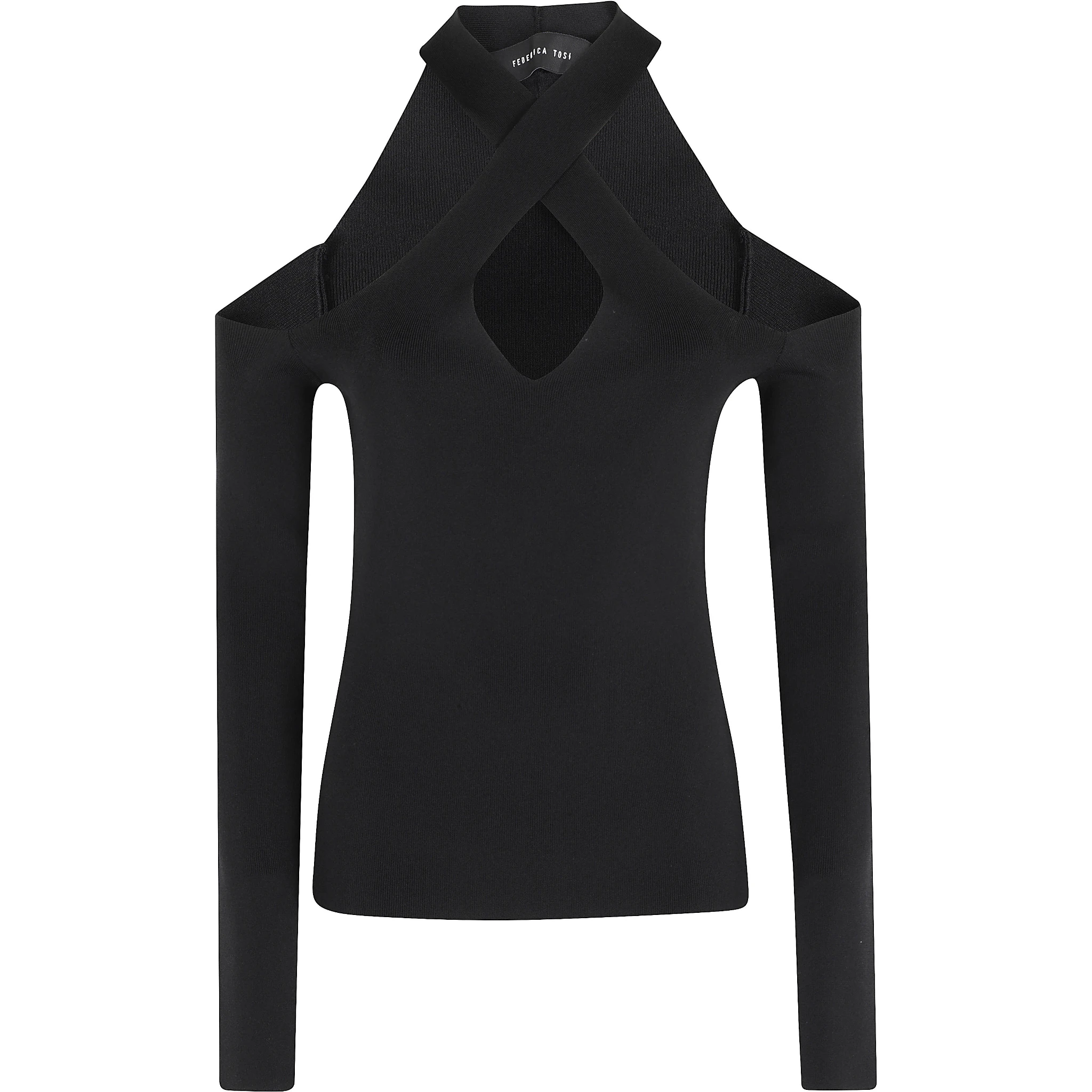 MAGLIA SCOLLO INCROCIATO