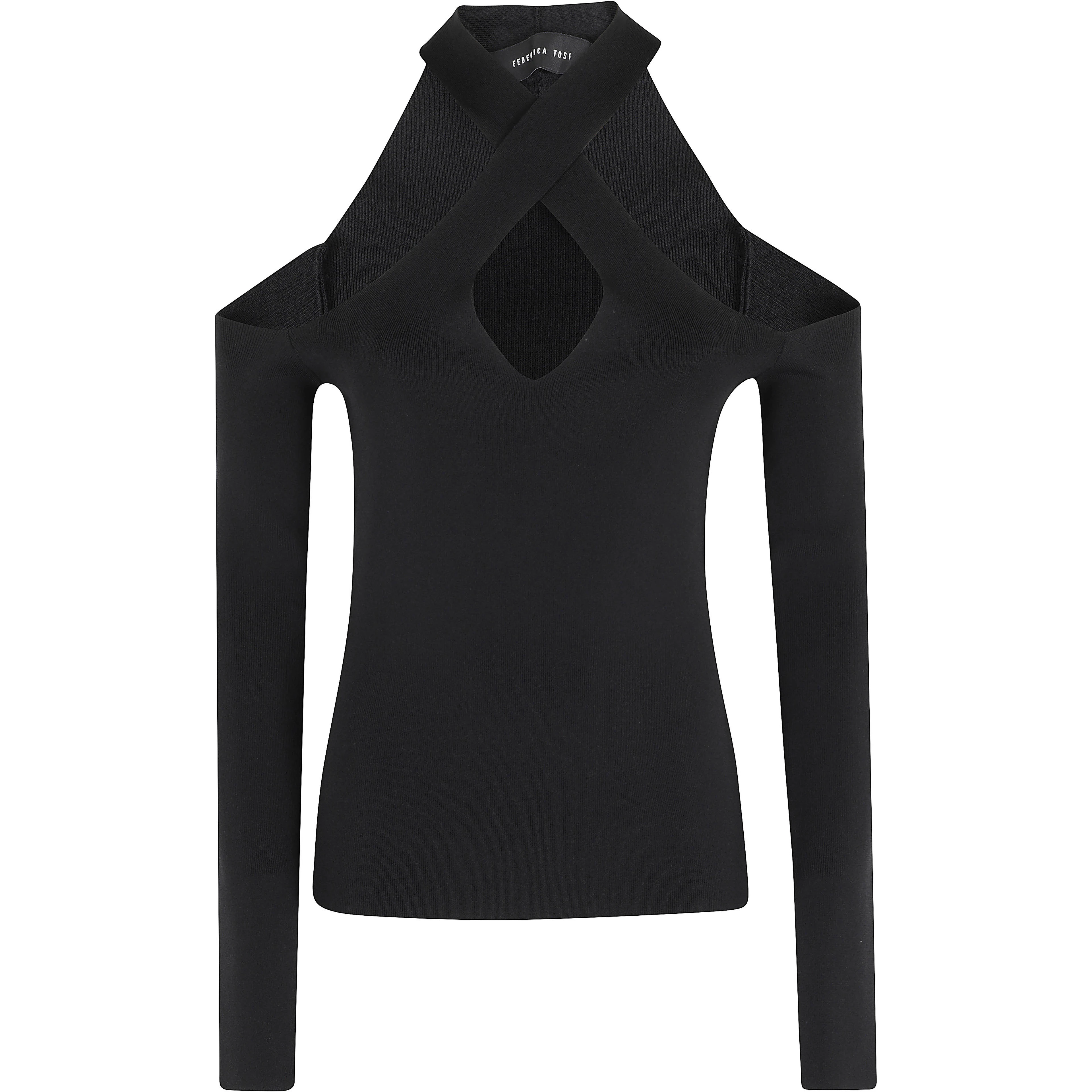 MAGLIA SCOLLO INCROCIATO
