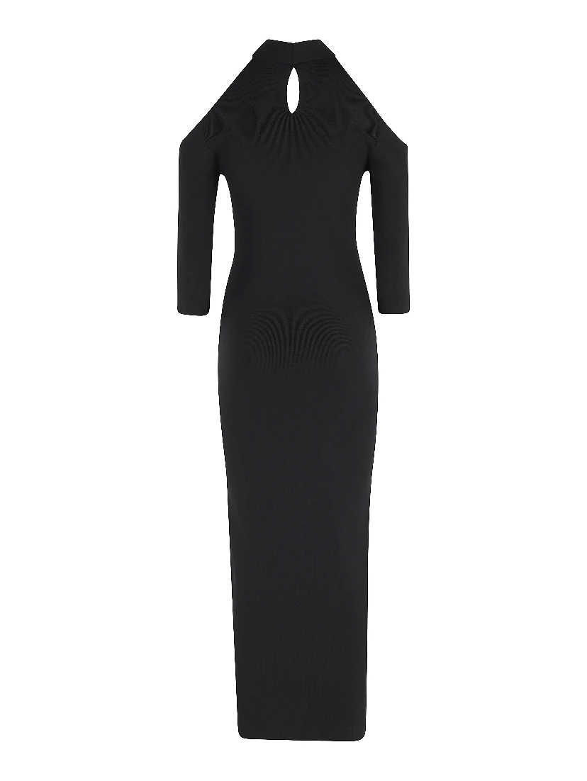 ABITO LUNGO SCOLLO INCROCIATO