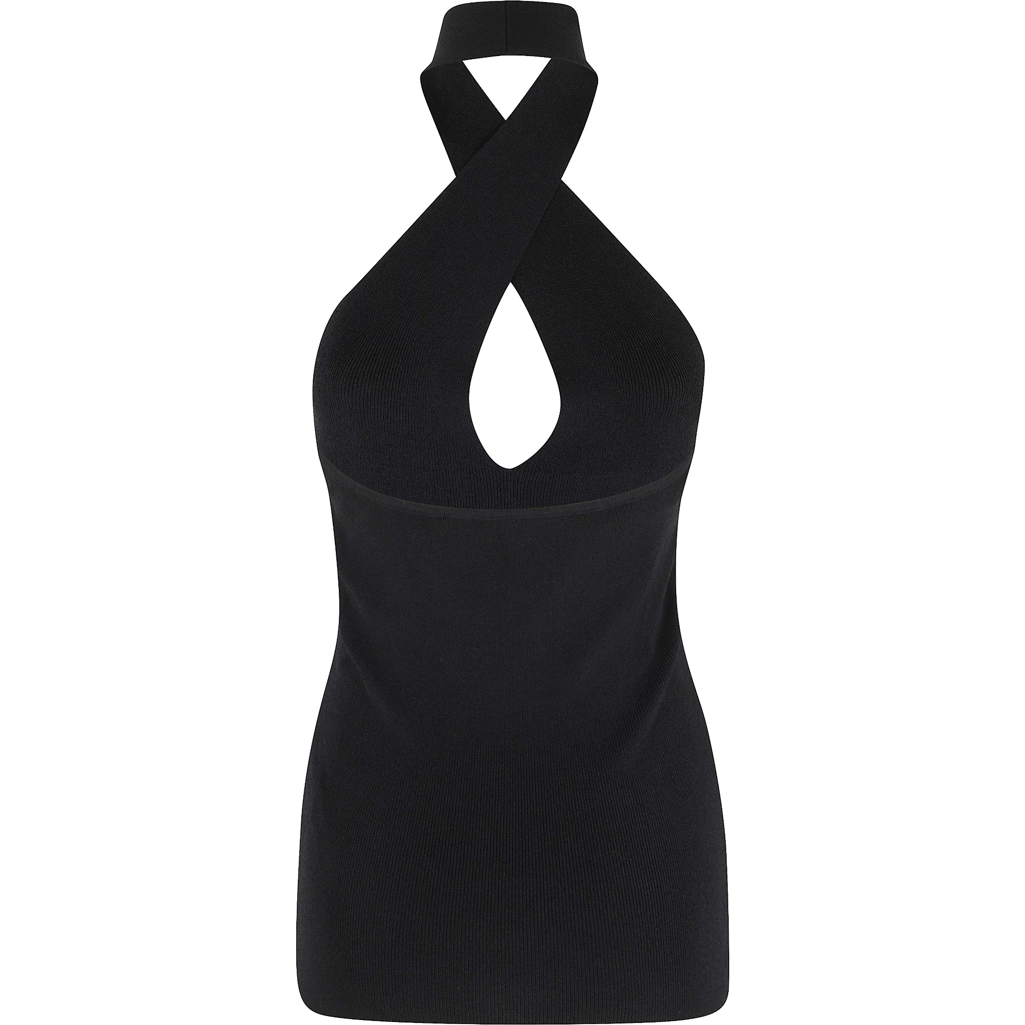 TOP SCOLLO INCROCIATO