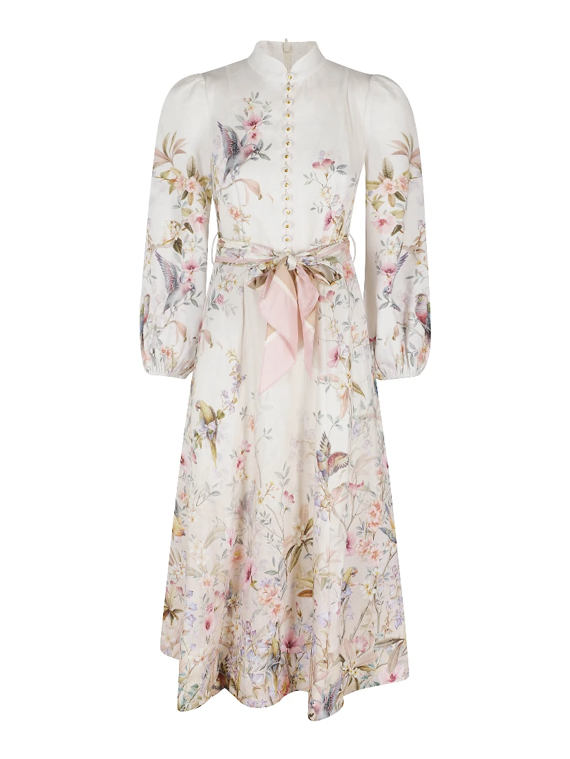 REBELLION BUTTON MIDI DRESS