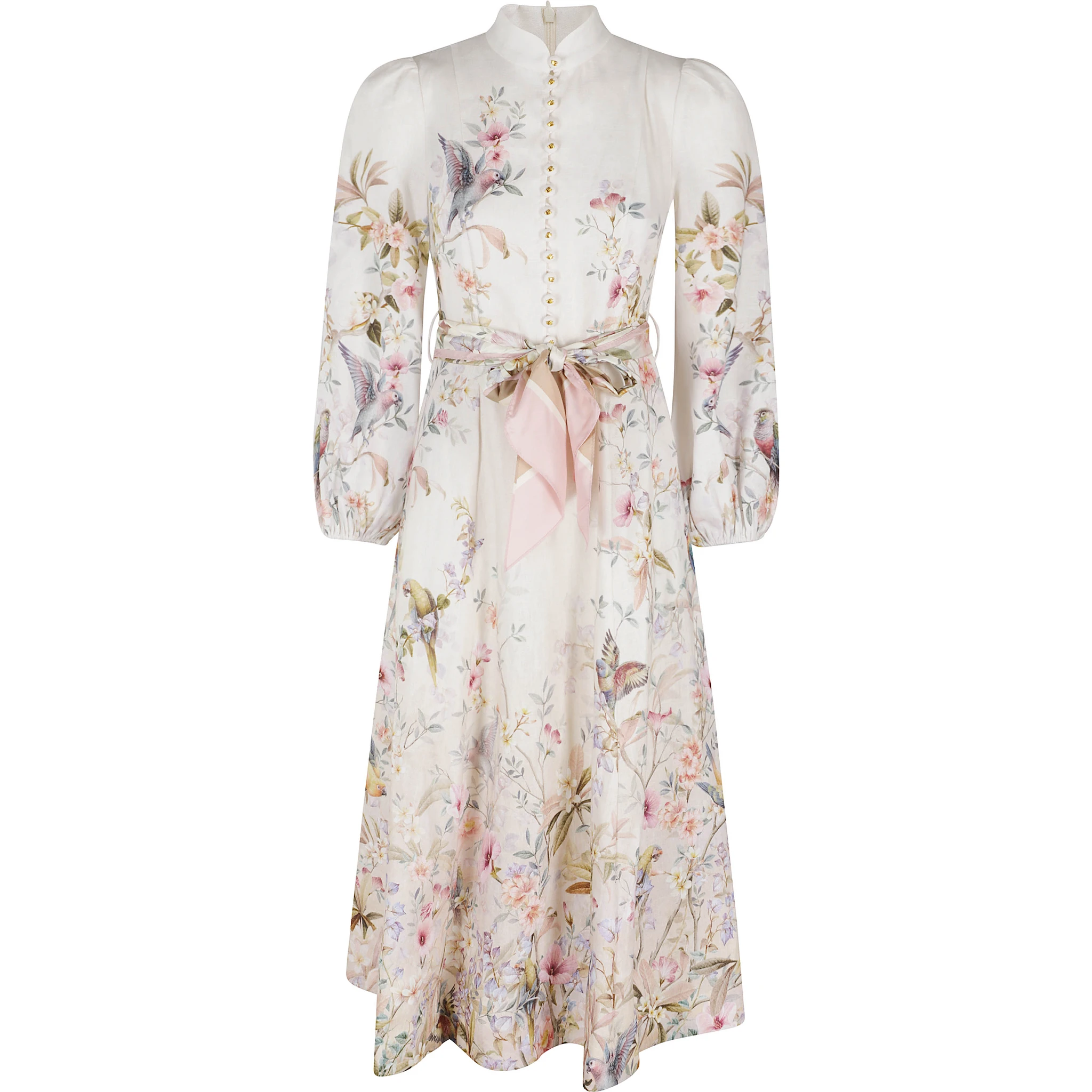 REBELLION BUTTON MIDI DRESS