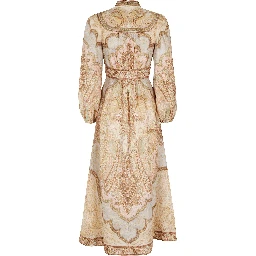 WANDERLUST PLUNGE MIDI DRESS