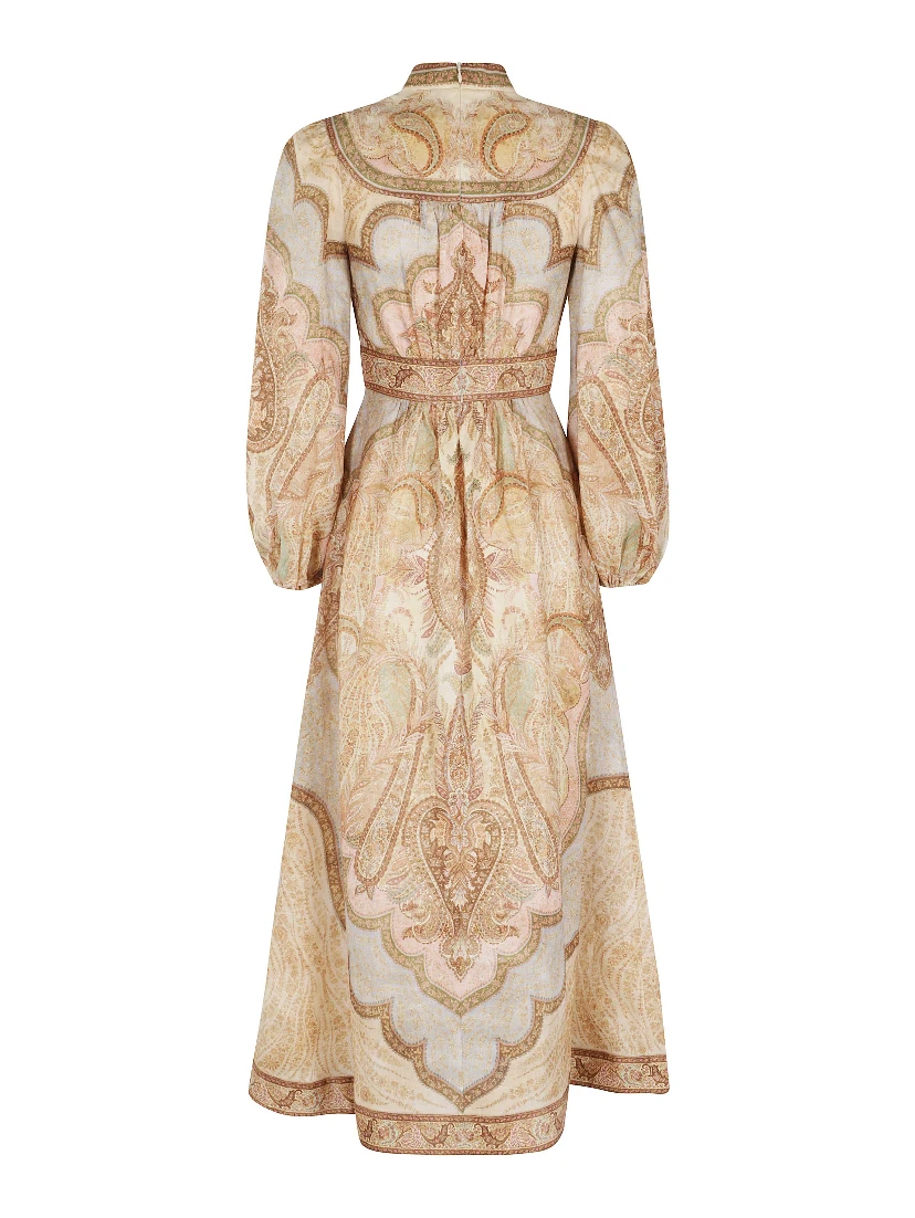 WANDERLUST PLUNGE MIDI DRESS