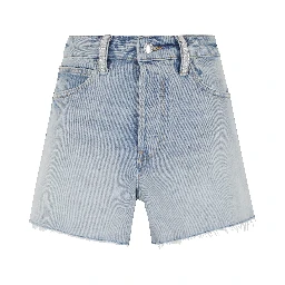 MID RISE RELAXED SHORT WITH CRYSTAL BELTLOOPS