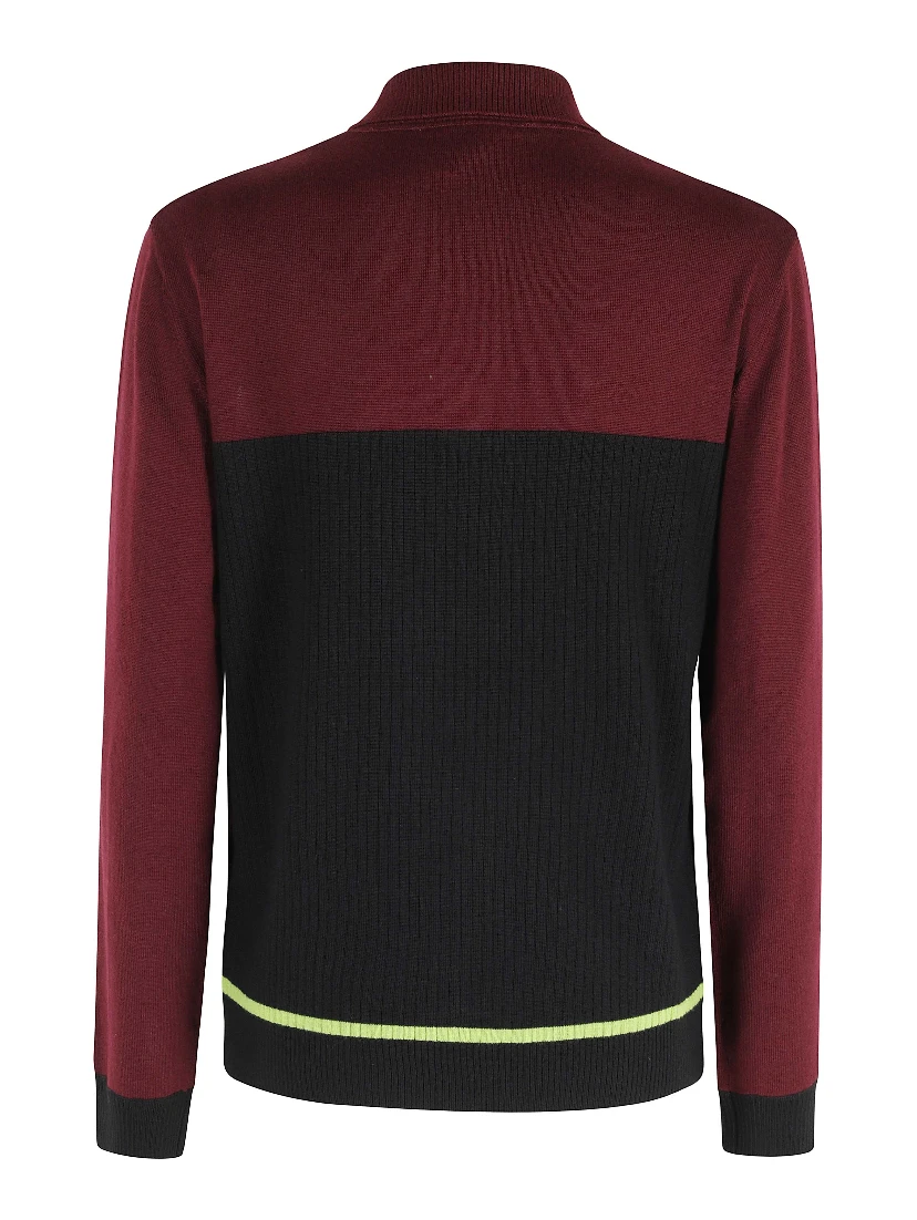 STRIPED OVERSIZED POLO SHIRT