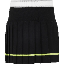 STRIPED PLEATED SKIRT