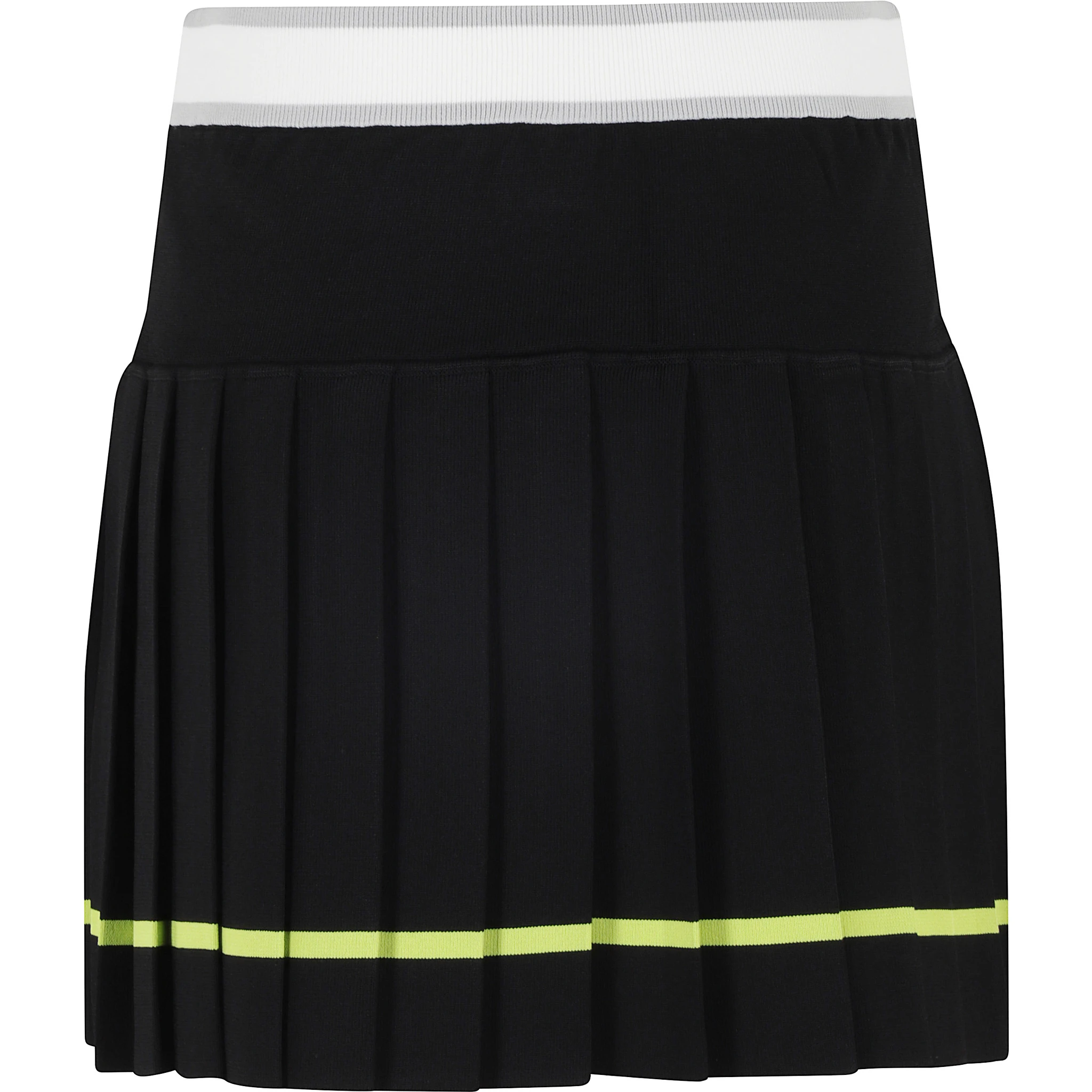 STRIPED PLEATED SKIRT