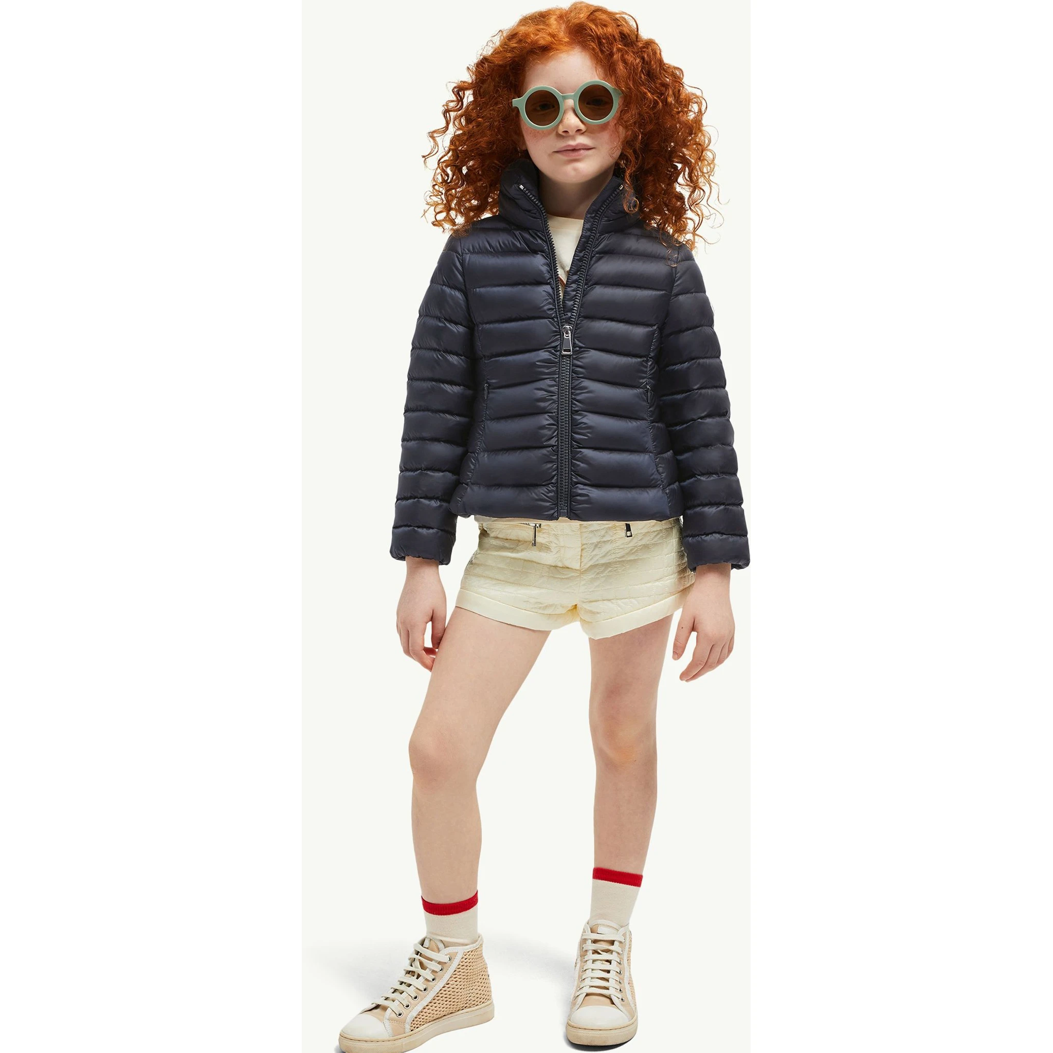 معاطف مونكلير للأطفال باللون الأزرق