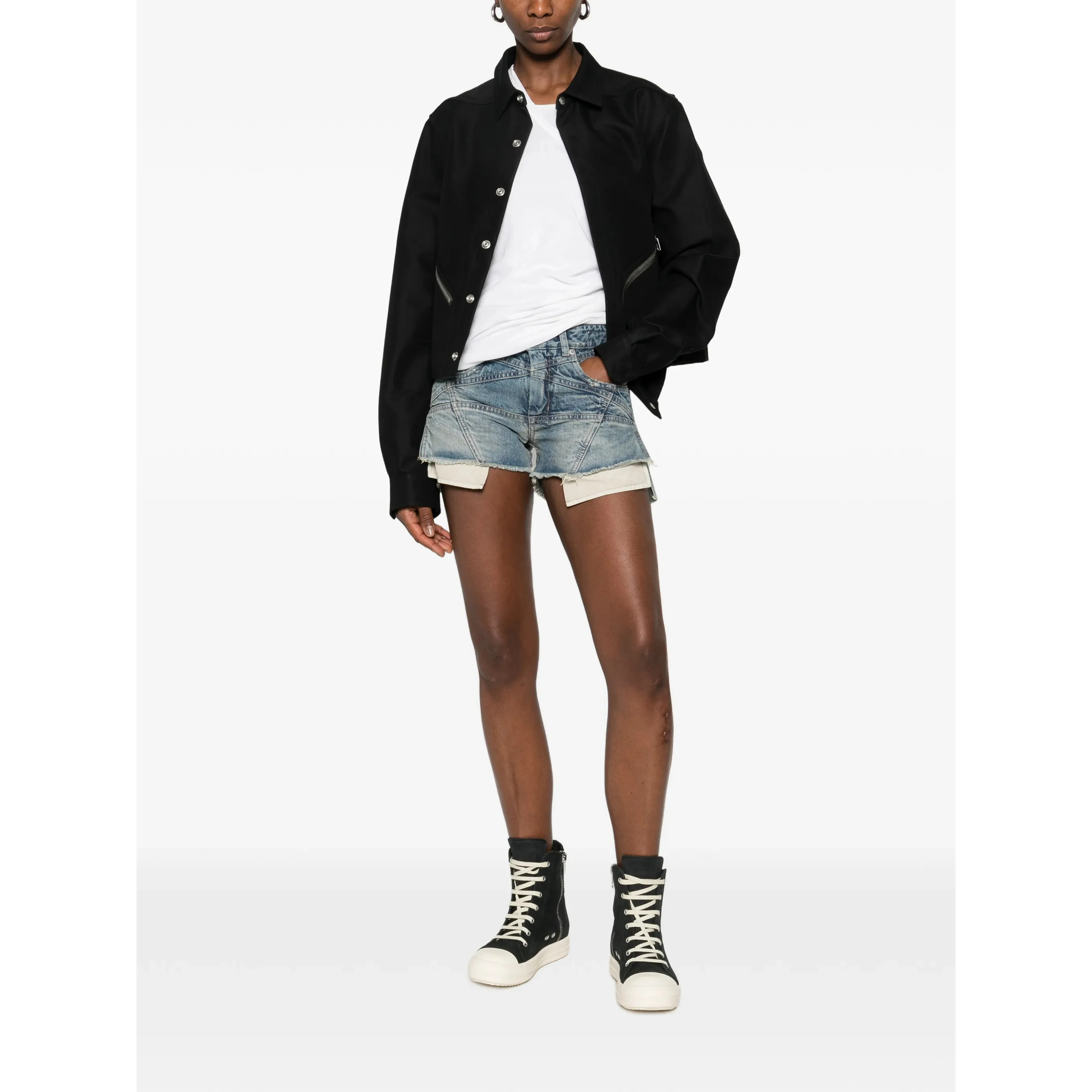 RICK OWENS DRKSHDW Shorts Blue