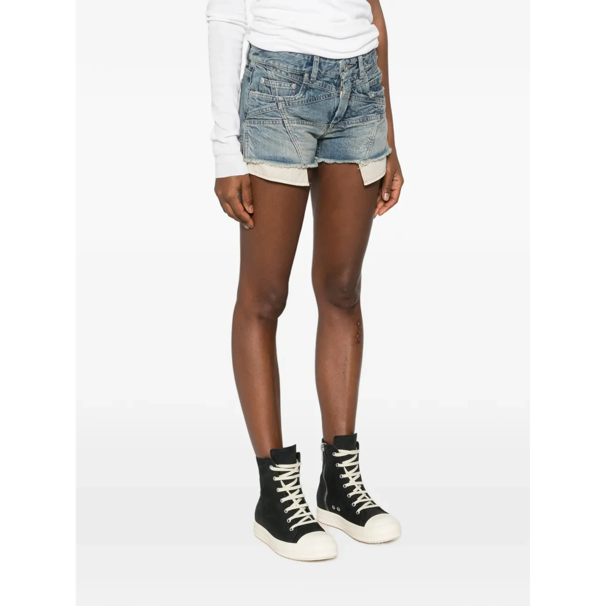 RICK OWENS DRKSHDW Shorts Blue