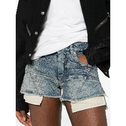 RICK OWENS DRKSHDW Shorts Blue