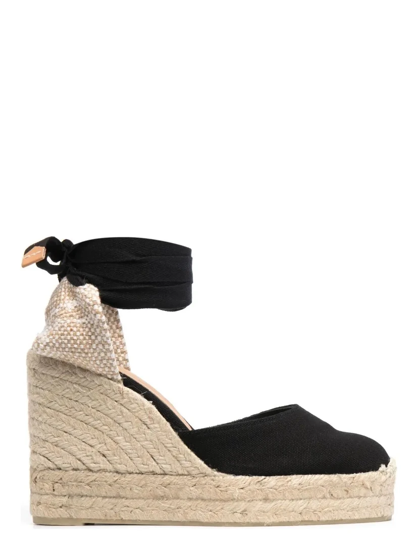 حذاء مسطح من كاستانير، أسود