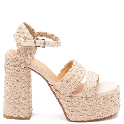 Castaner Sandals White