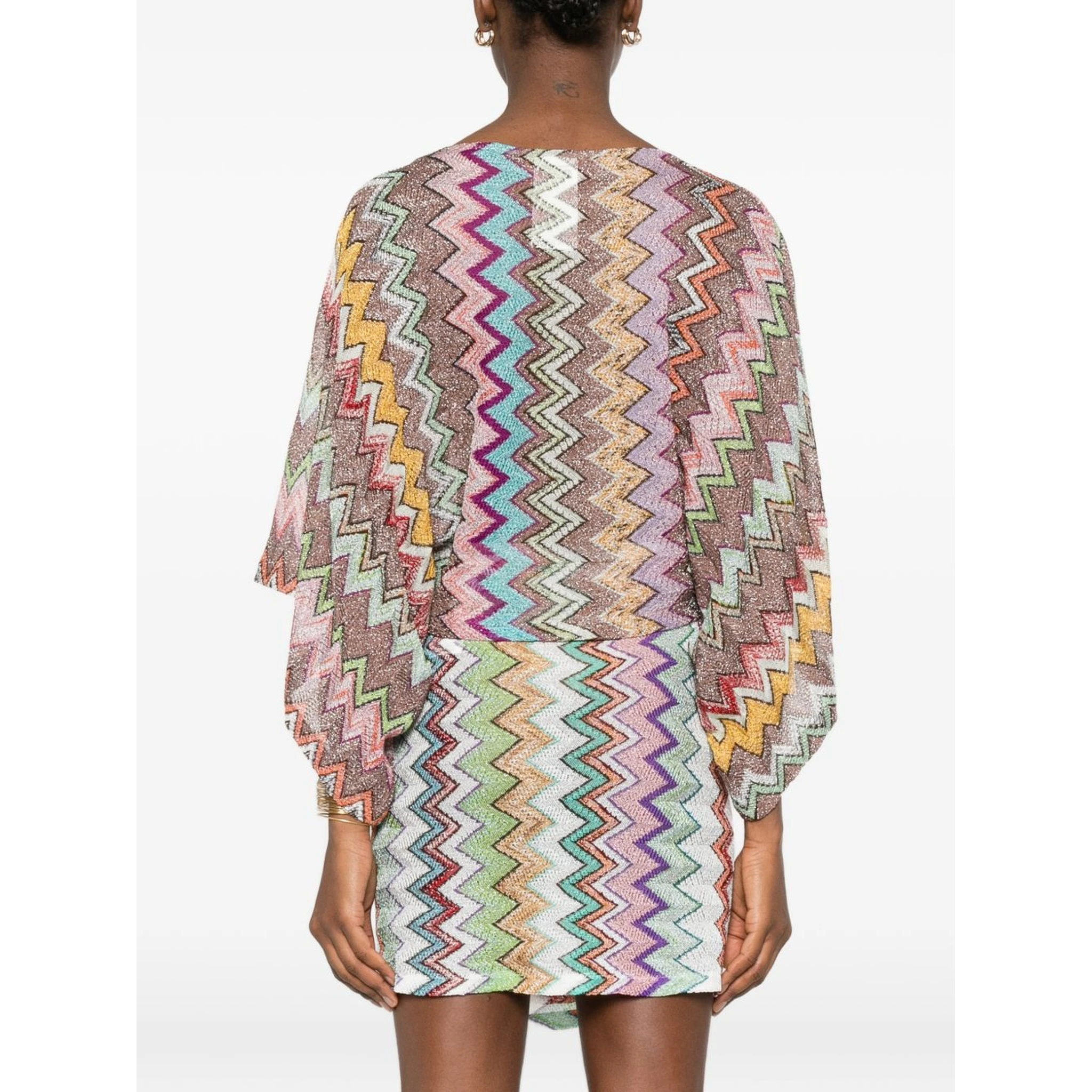 بلوزة ميسوني متعددة الألوان