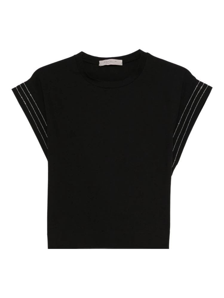 تيشيرتات وبولو سوداء من D EXTERIOR