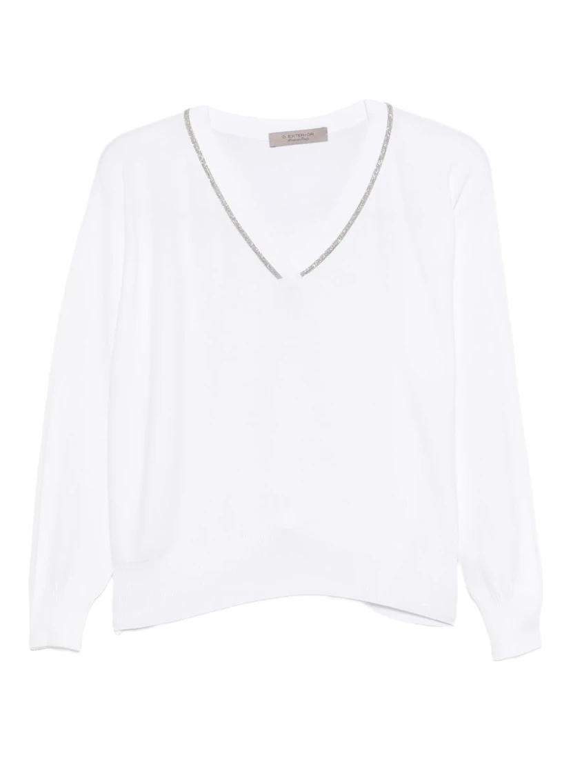 D EXTERIOR Sweaters White
