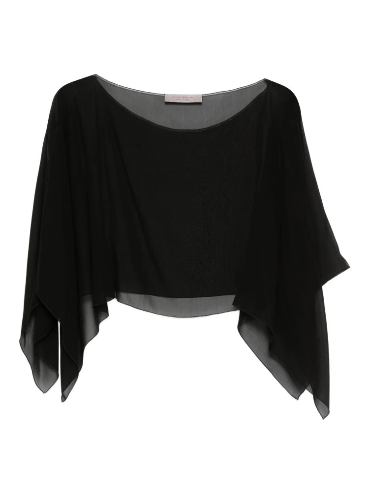 تيشيرتات وبولو سوداء من D EXTERIOR