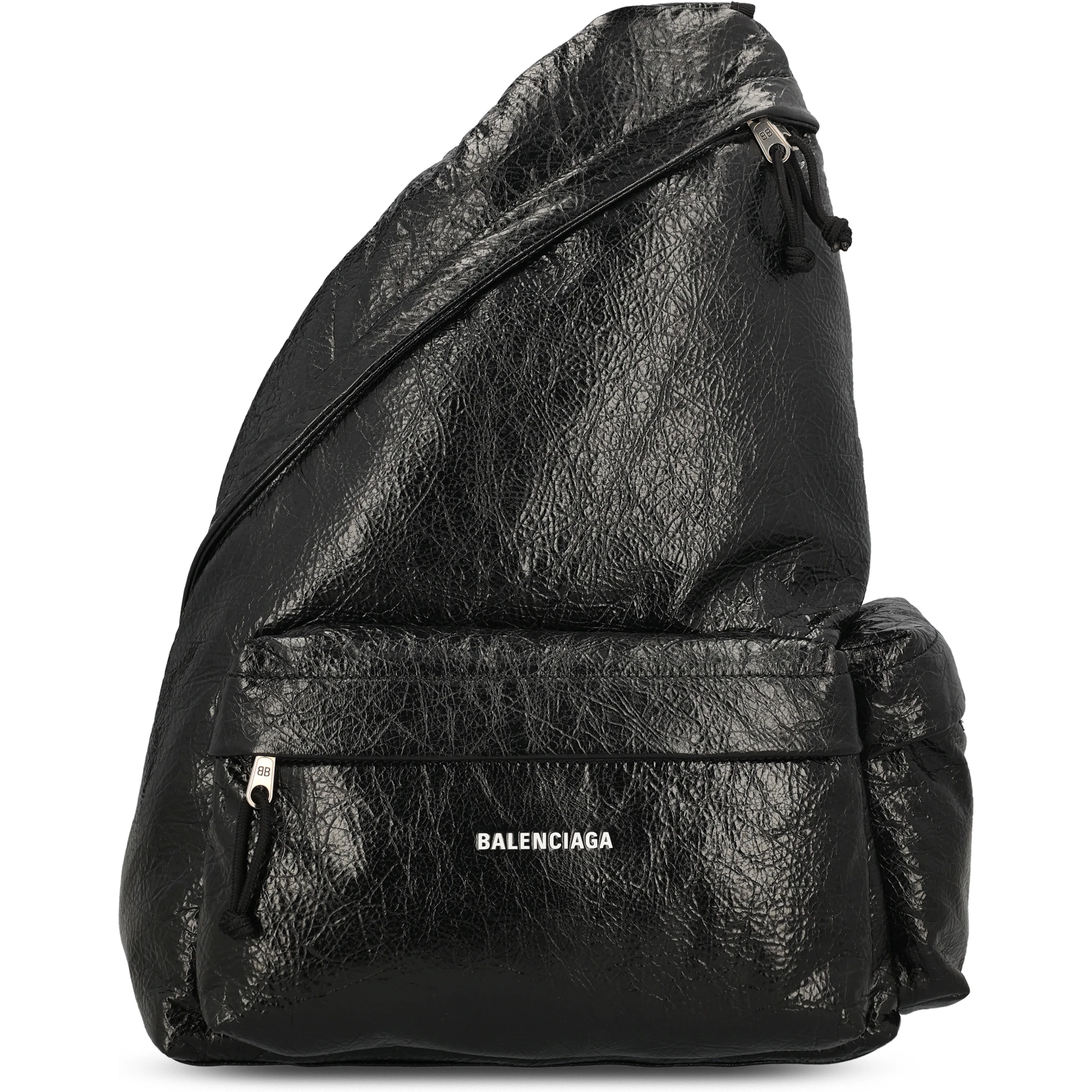 Black Arena Lambskin Explorer Backpack