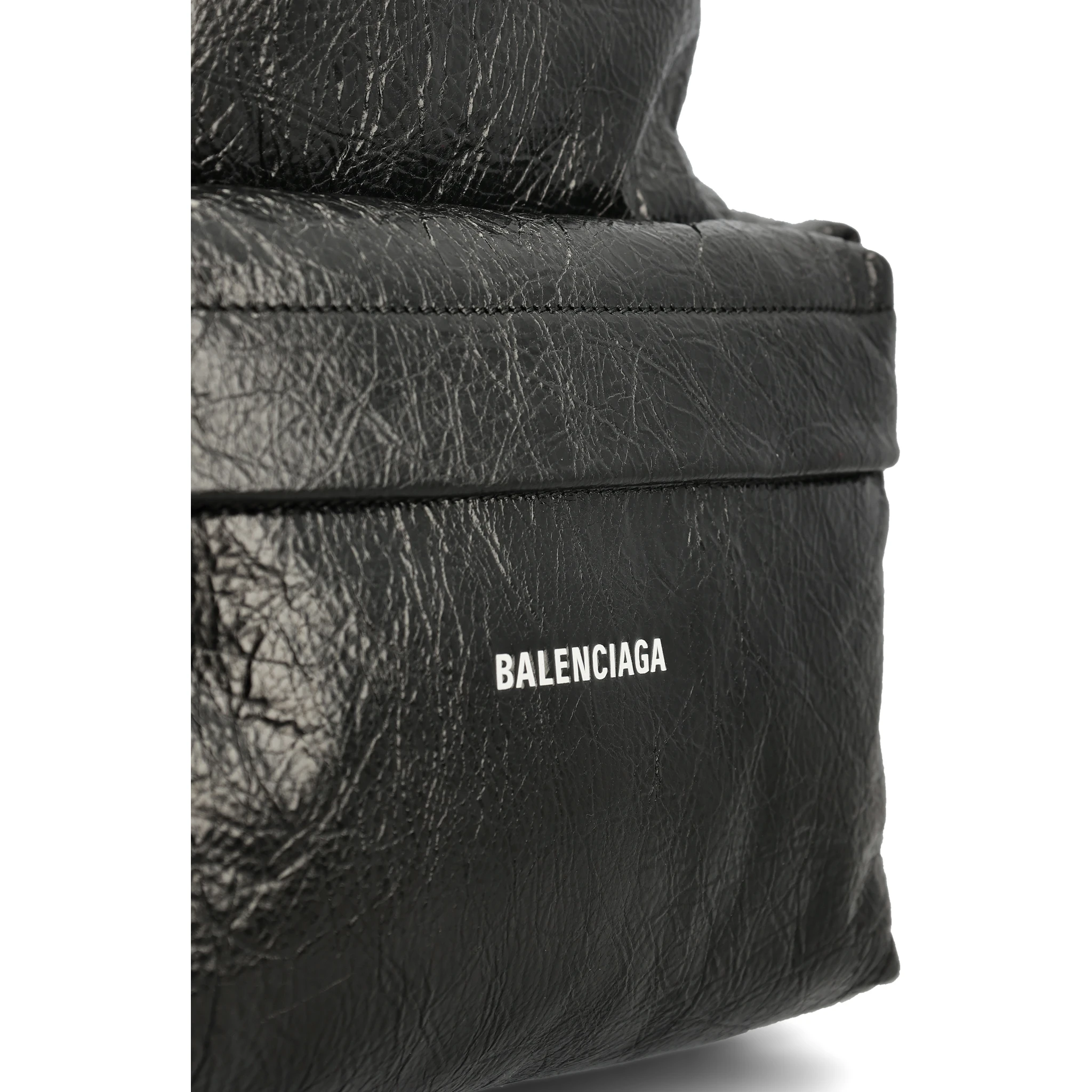 Black Arena Lambskin Explorer Backpack