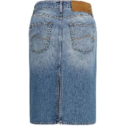 Blue Denim Skirt