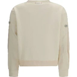 Beige Polyester Sweatshirt