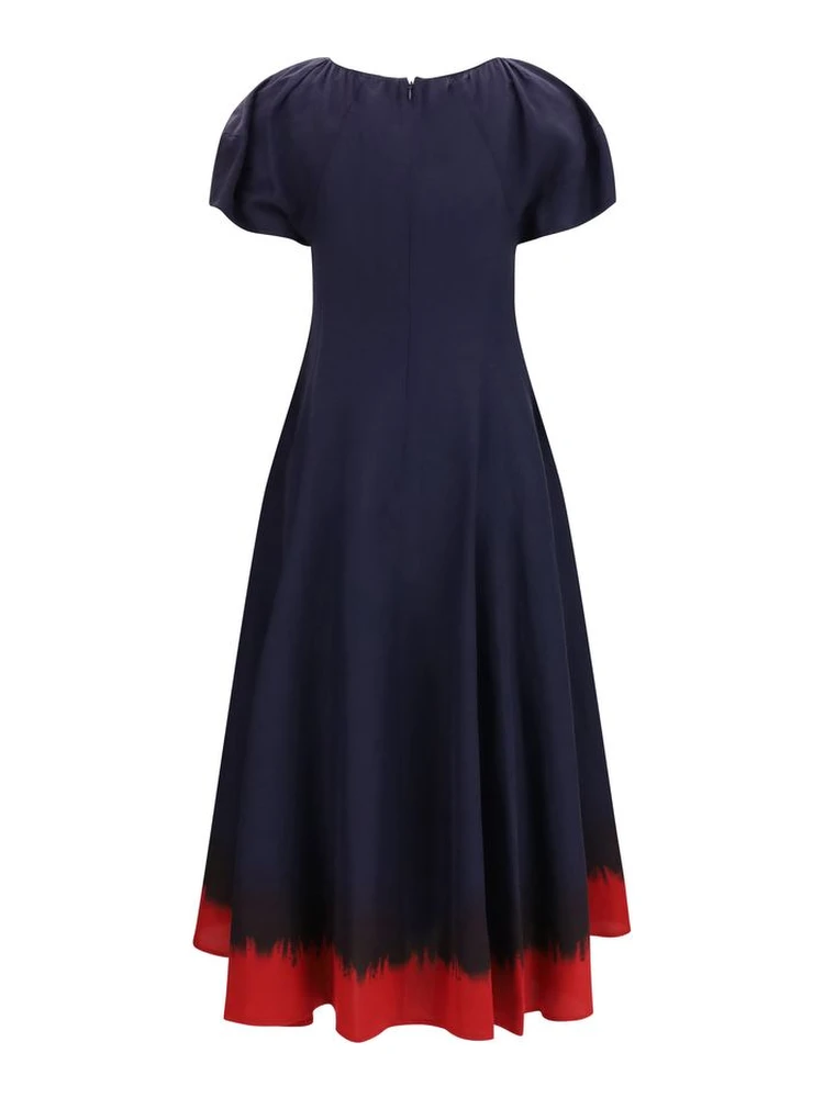 Blue Viscose Casual Dress alternative