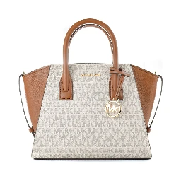 Beige Canvas Handbag
