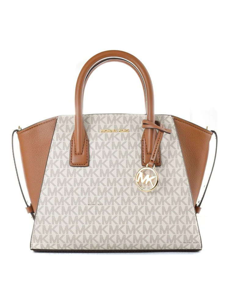 Beige Canvas Handbag
