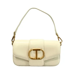 White Polyethylene Clutch Bag