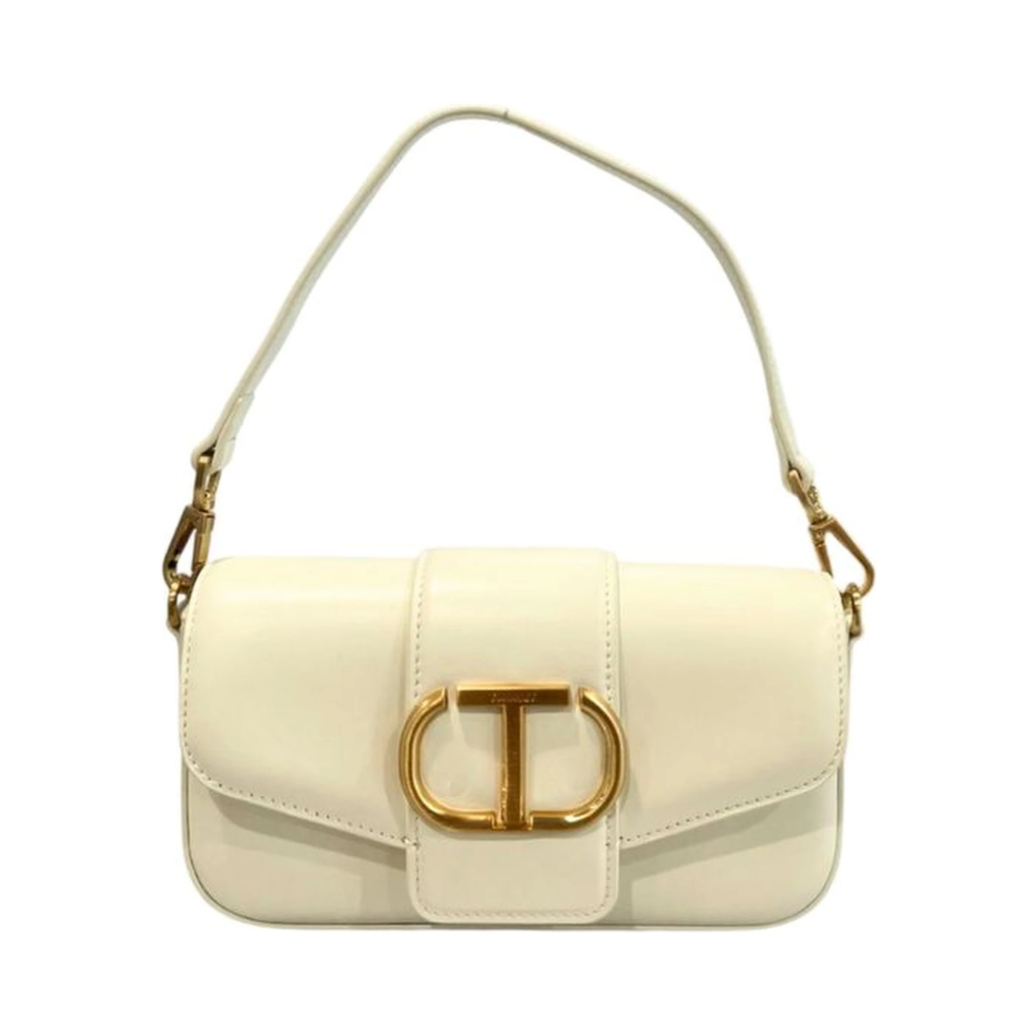 White Polyethylene Clutch Bag