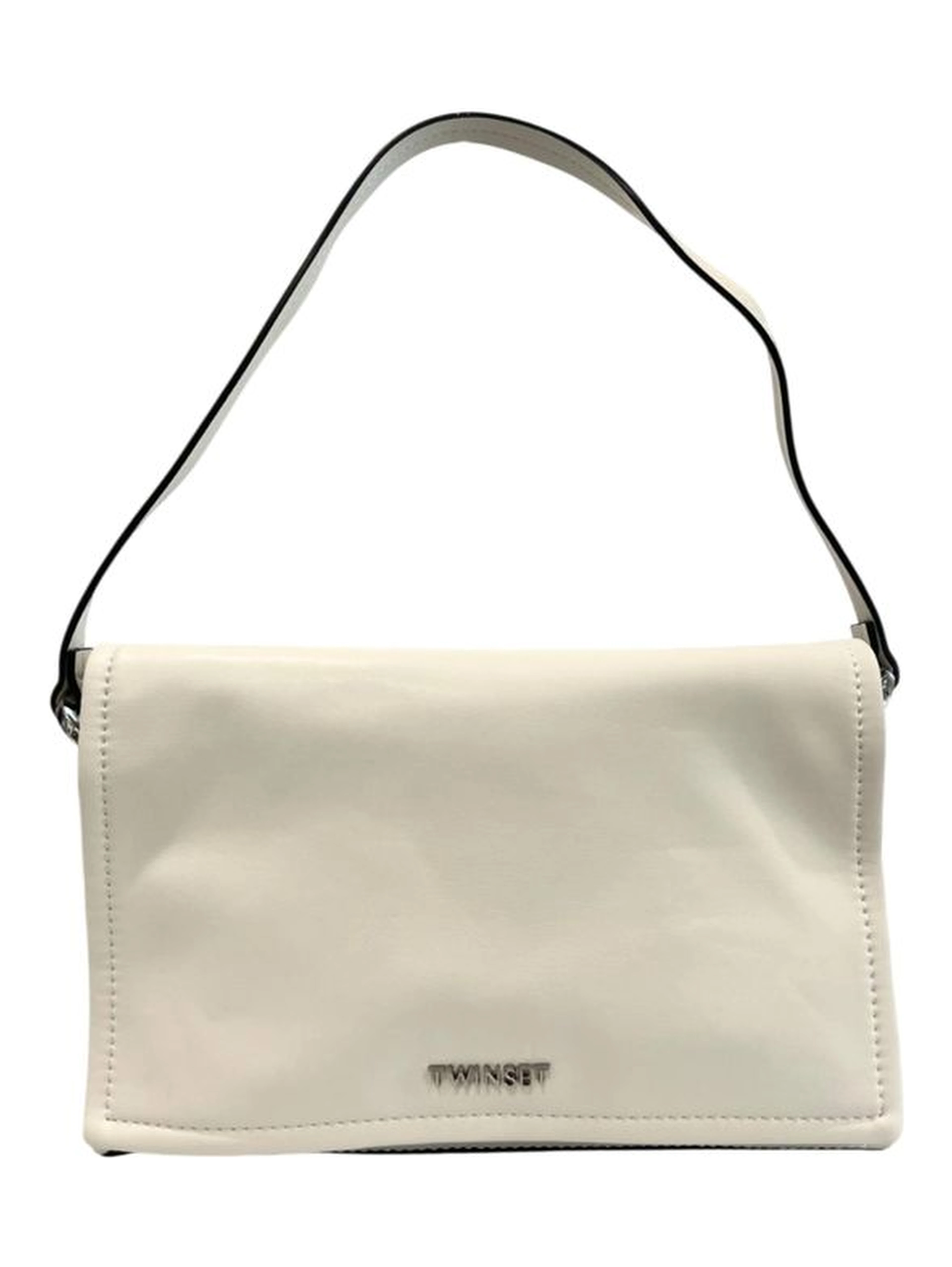 White Polyethylene Clutch Bag
