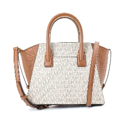 Beige Canvas Handbag