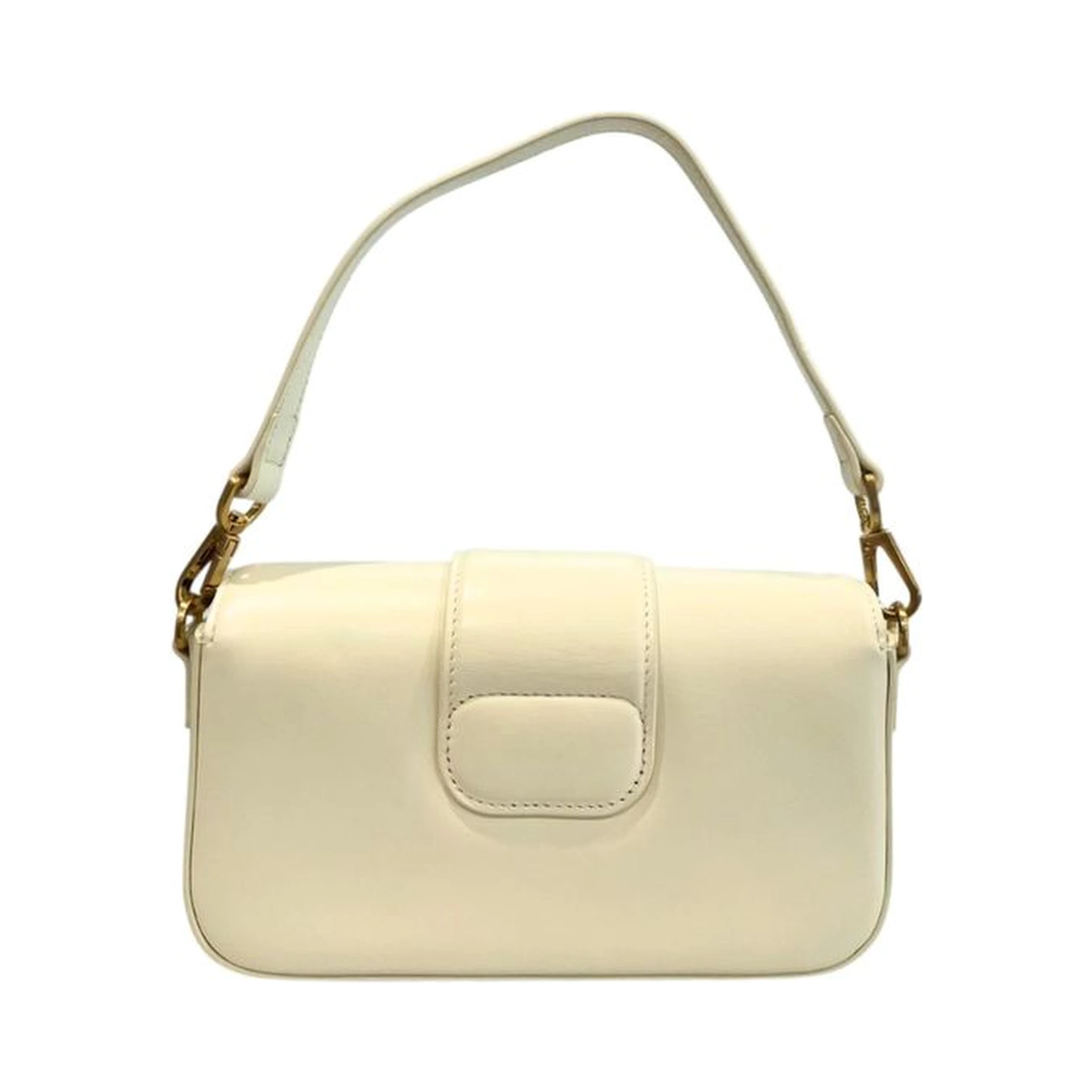 White Polyethylene Clutch Bag