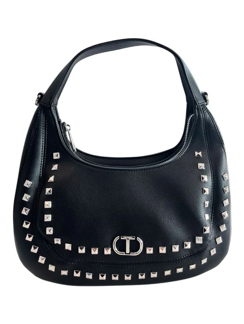Black PU Women Shoulder Bag
