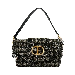 Black PU Women Shoulder Bag