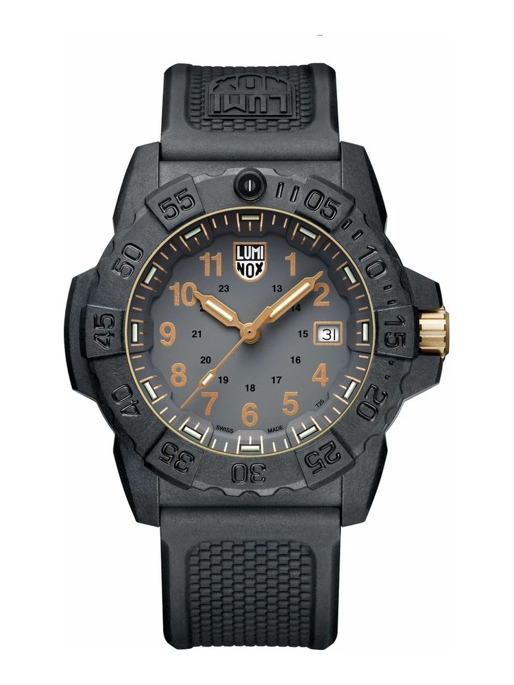 Black Rubber Sport Watch