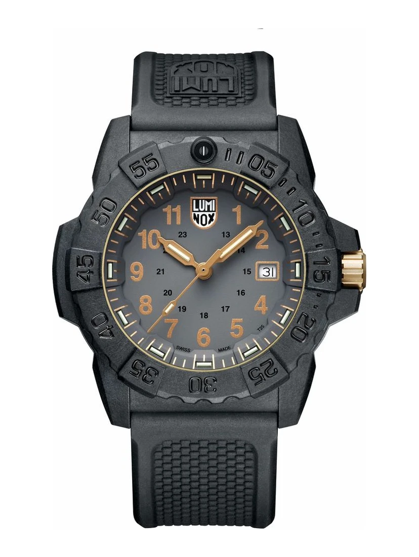 Black Rubber Sport Watch