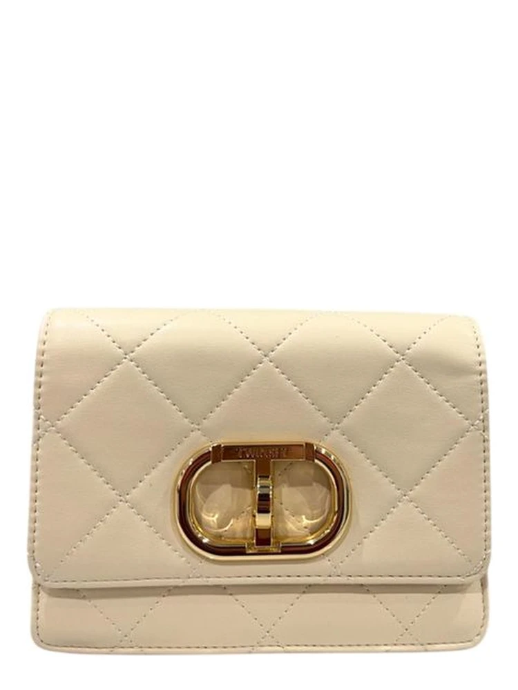 Beige PU Women Crossbody Bag