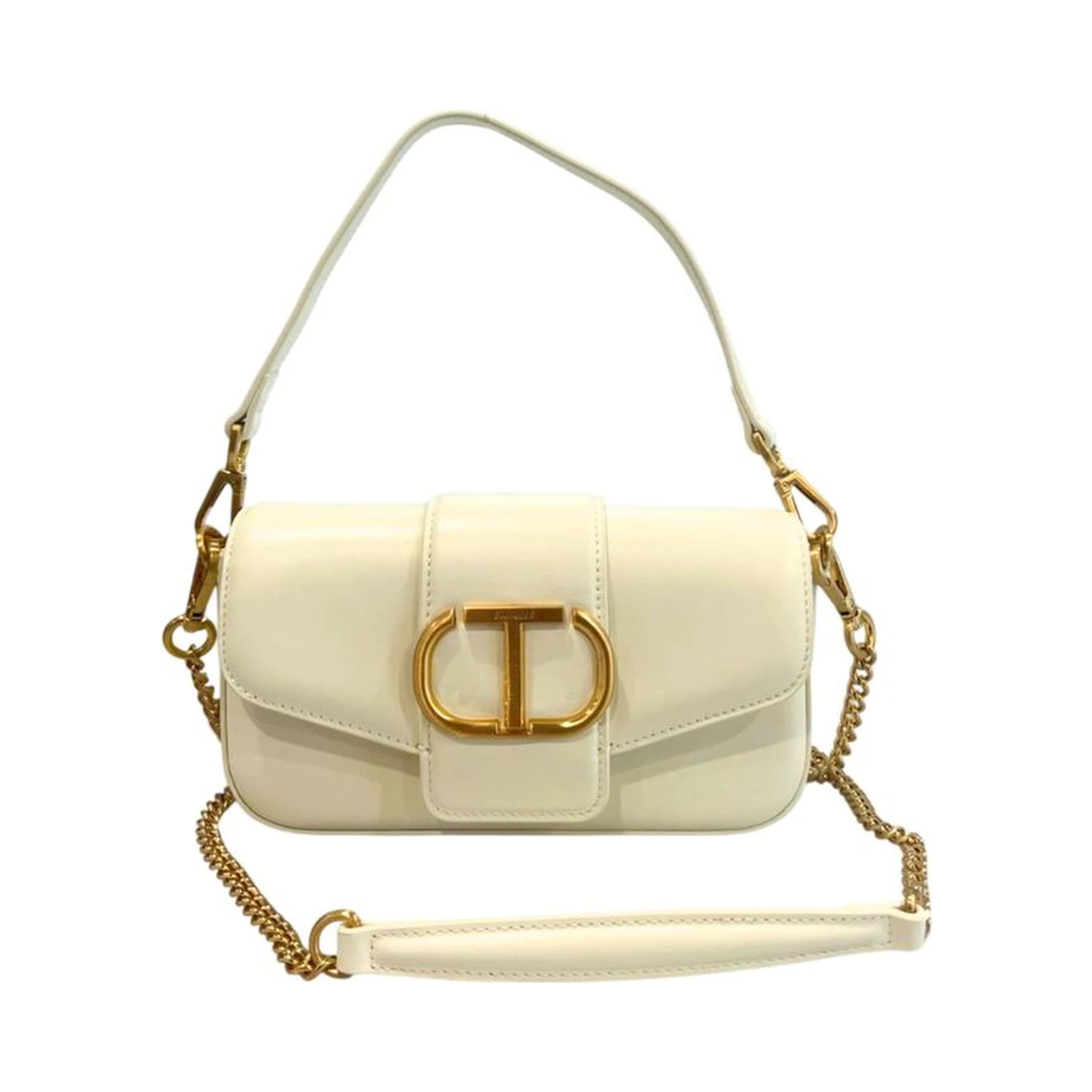 White Polyethylene Clutch Bag