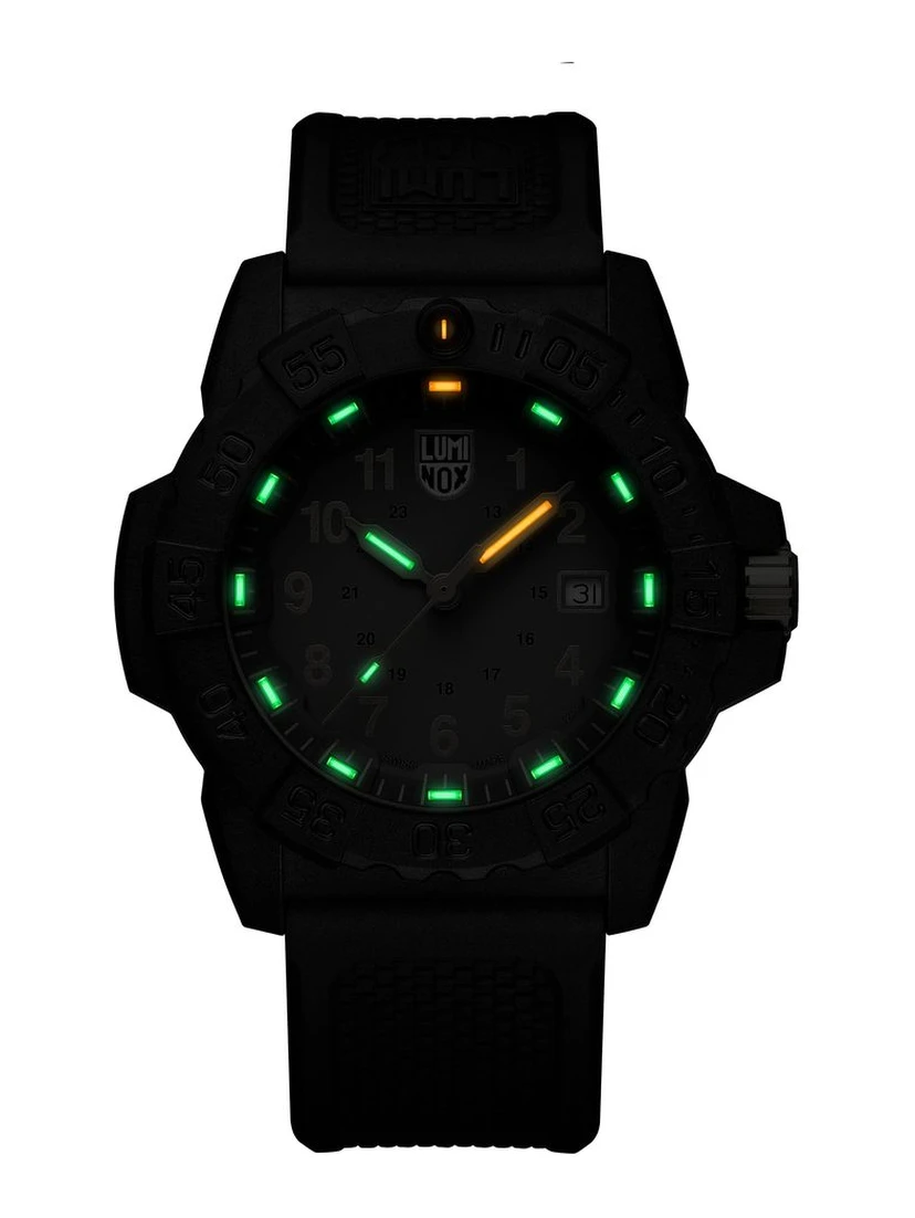 Black Rubber Sport Watch